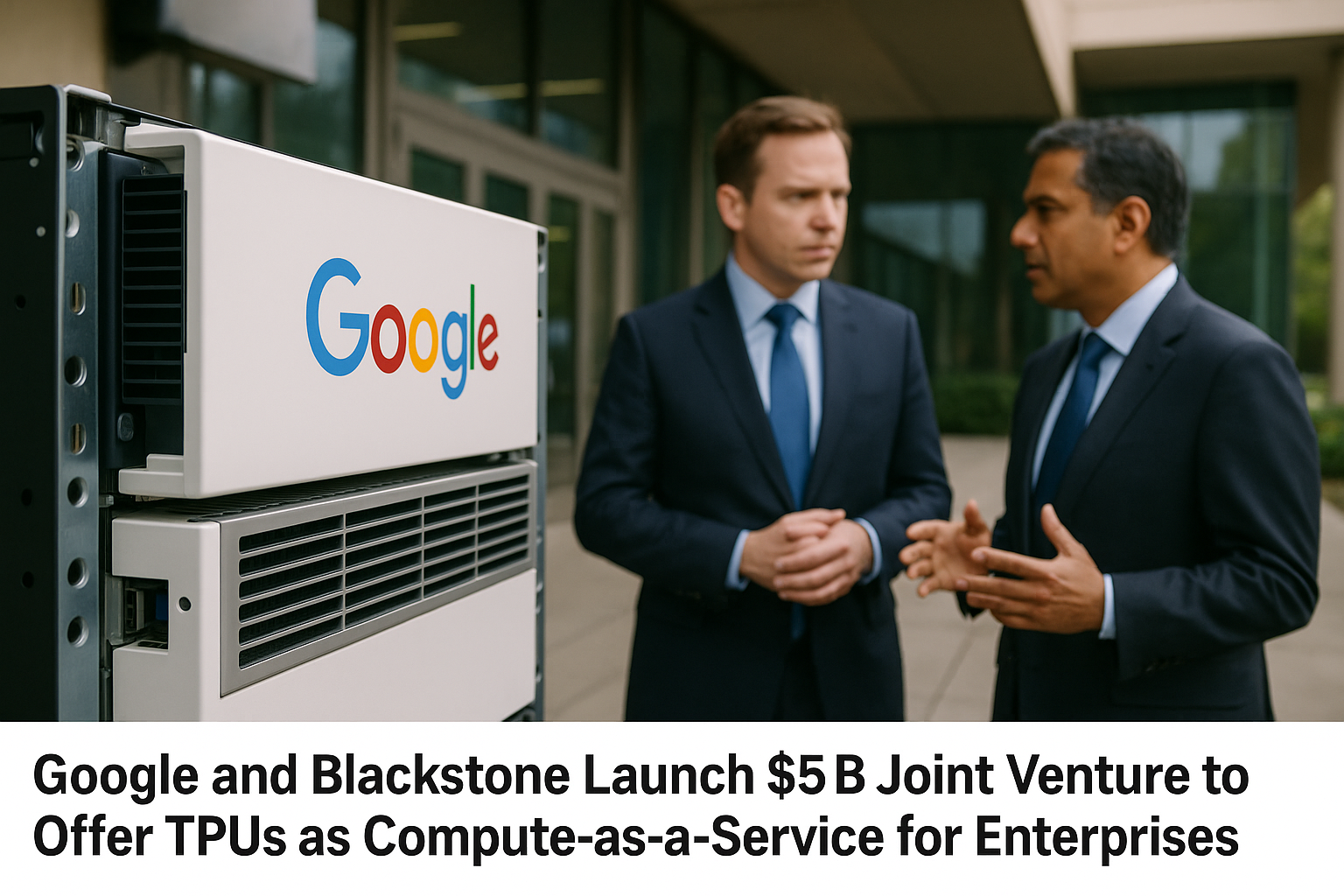 Google and Blackstone Launch $5 B Joint Venture to Offer TPUs as Compute‑as‑a‑Service for Enterprises