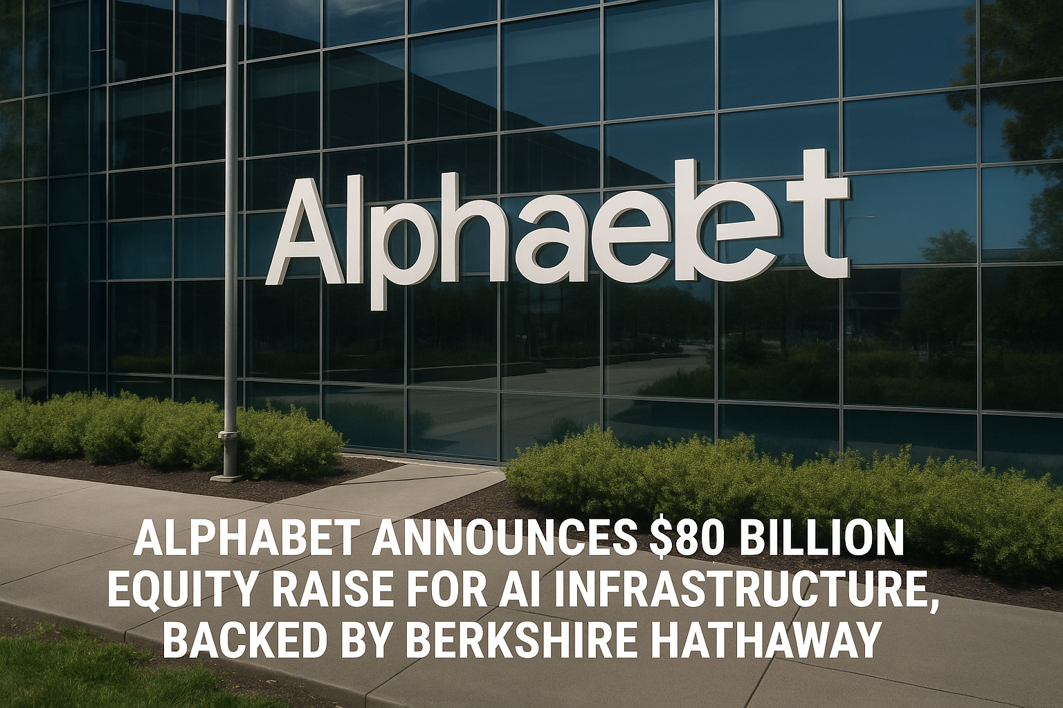 Alphabet Announces $80 Billion Equity Raise for AI Infrastructure, Backed by Berkshire Hathaway