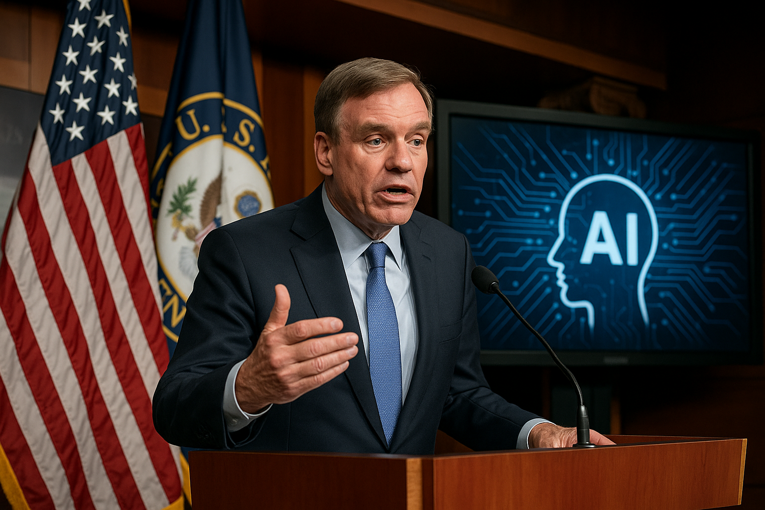 Sen. Warner Proposes Mandatory Government Testing for Advanced AI Models