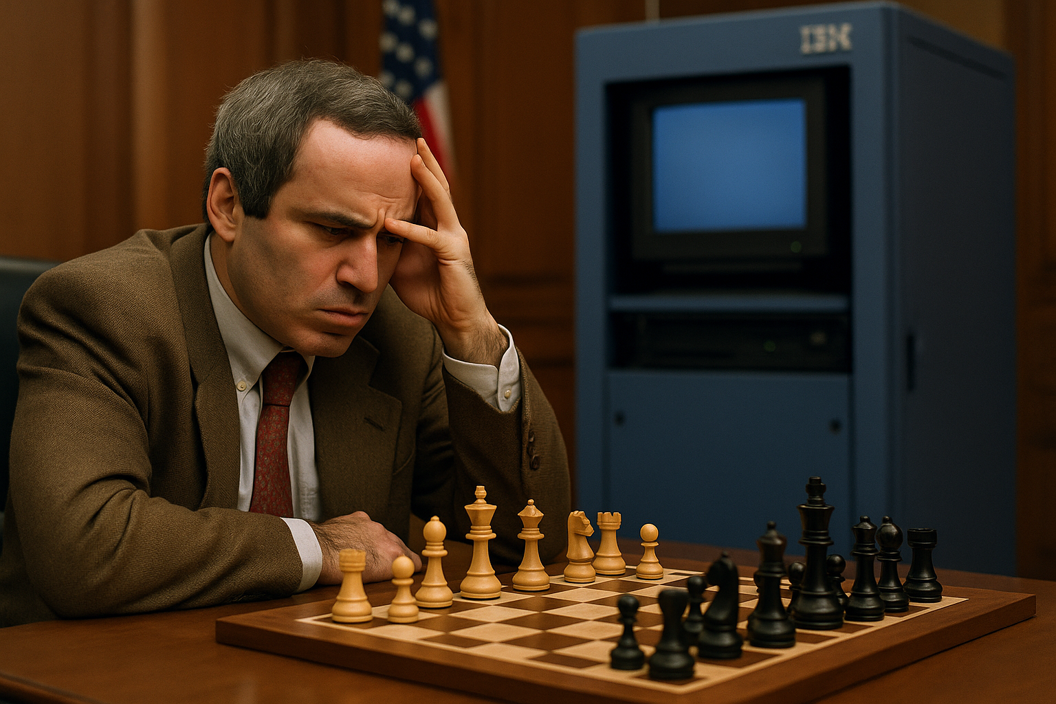 Deep Blue Defeats Garry Kasparov