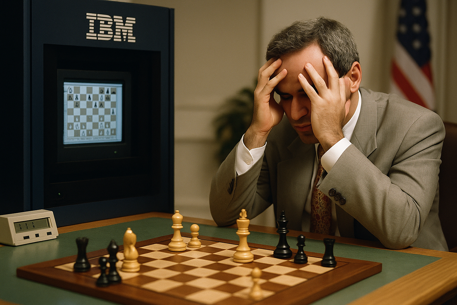 Deep Blue Defeats Garry Kasparov